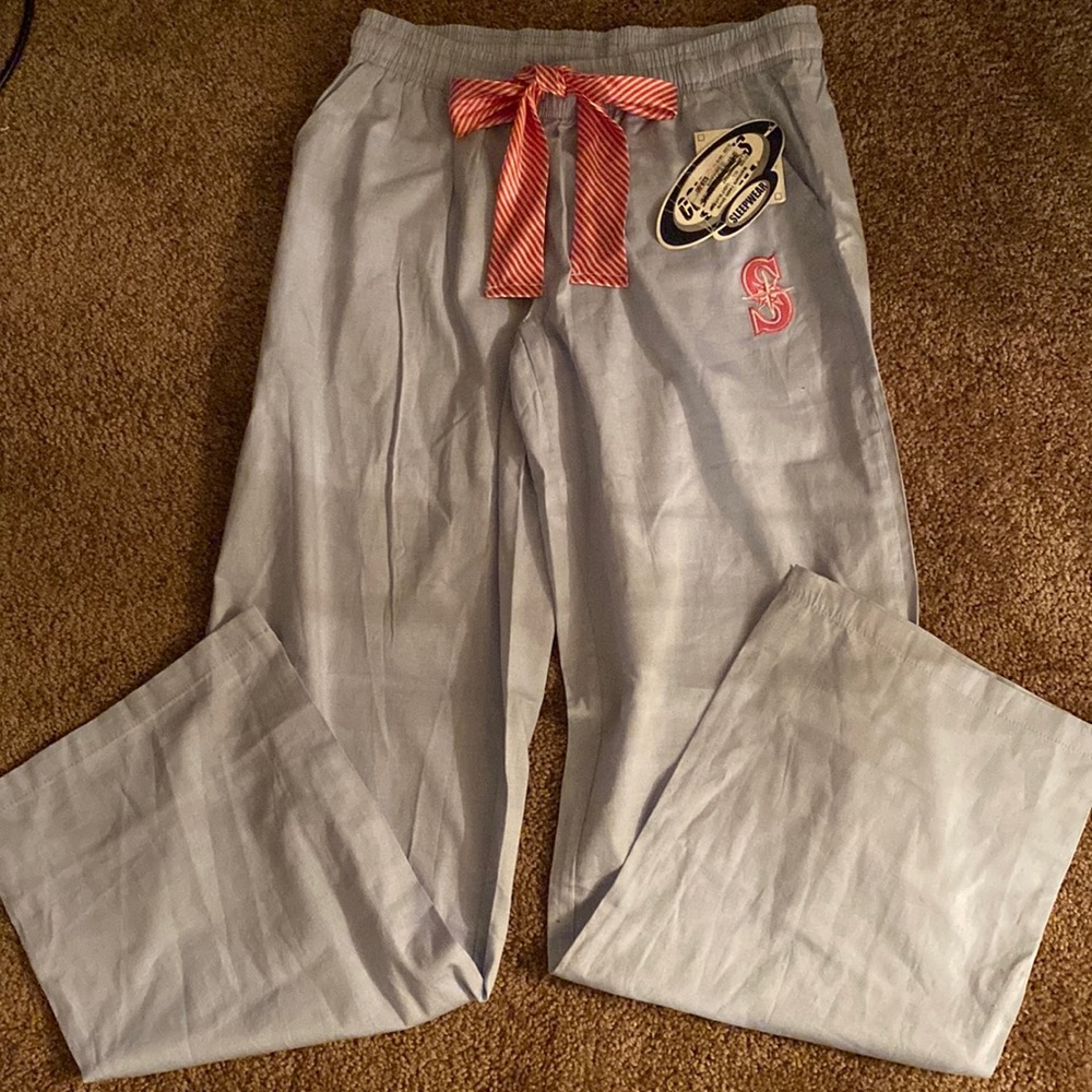 Seattle Mariners Lightweight Pajama Pants Size Small NWT